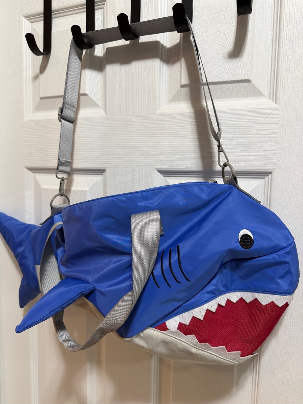 Cat & Jack Kids Shark Duffel Bag - Picture 2 of 2